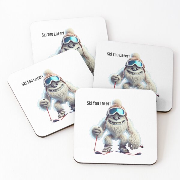 Item preview, Funny Yeti Cartoon Design - Snow Goggles & Winter Fun Adventure designed and sold by MiszungART.