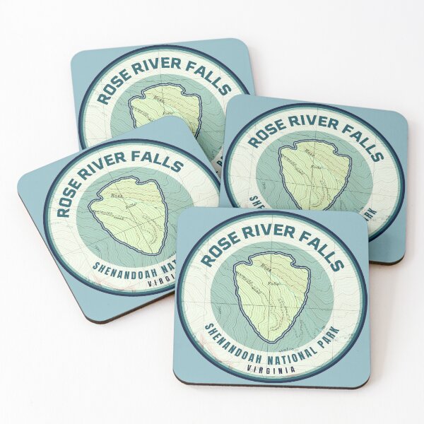 Item preview, Shenandoah National Park Souvenir Map - Rose River Falls designed and sold by Willz Designz.