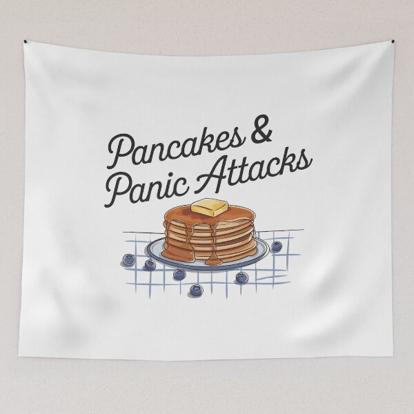 Item preview, Pancakes and Panic Attacks designed and sold by MaxxerDesigns.