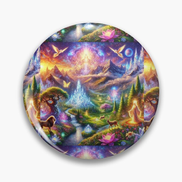 Item preview, Divine Ascension: A Glowing Spiritual Realm designed and sold by Meta2Physical.