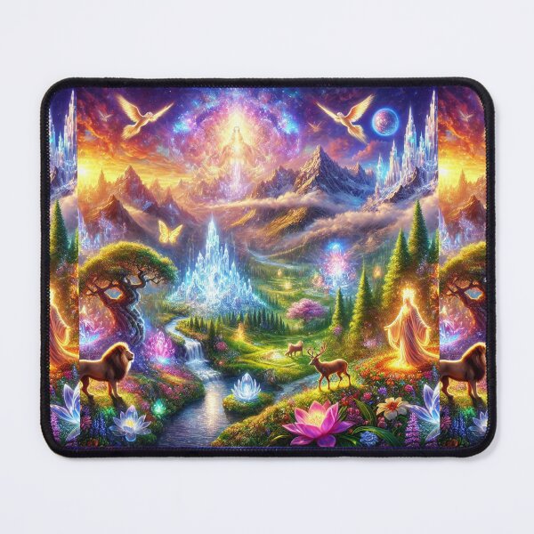 Item preview, Divine Ascension: A Glowing Spiritual Realm designed and sold by Meta2Physical.