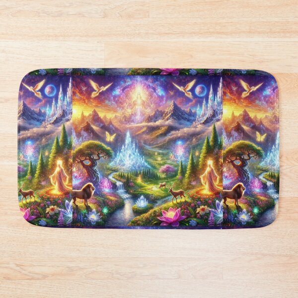 Item preview, Divine Ascension: A Glowing Spiritual Realm designed and sold by Meta2Physical.