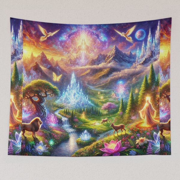 Item preview, Divine Ascension: A Glowing Spiritual Realm designed and sold by Meta2Physical.