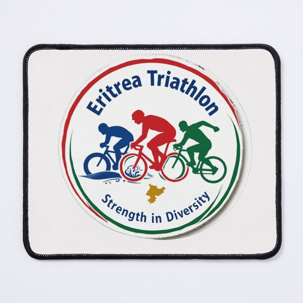 Item preview, Eritrea Triathlon – Swim, Bike, Run Athlete Design designed and sold by Triathlongram.