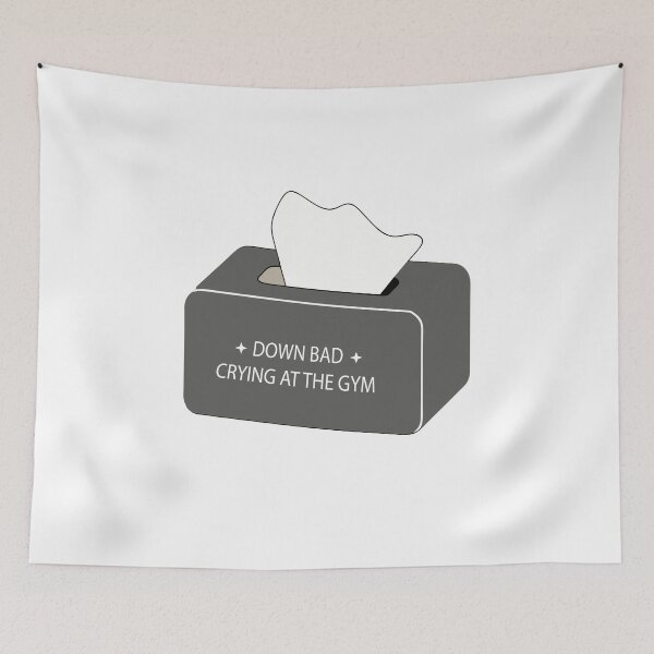 Item preview, Down Bad but Dedicated - Crying at the Gym designed and sold by Timegraf.