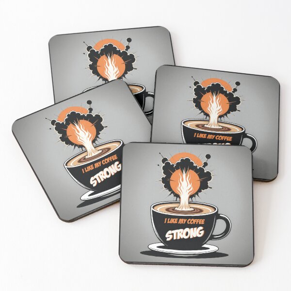 Item preview, atomic coffee, coffee, strong coffee, i like my coffee strong, explosive coffee, retro coffee, bomb coffee  designed and sold by SavageLegion.