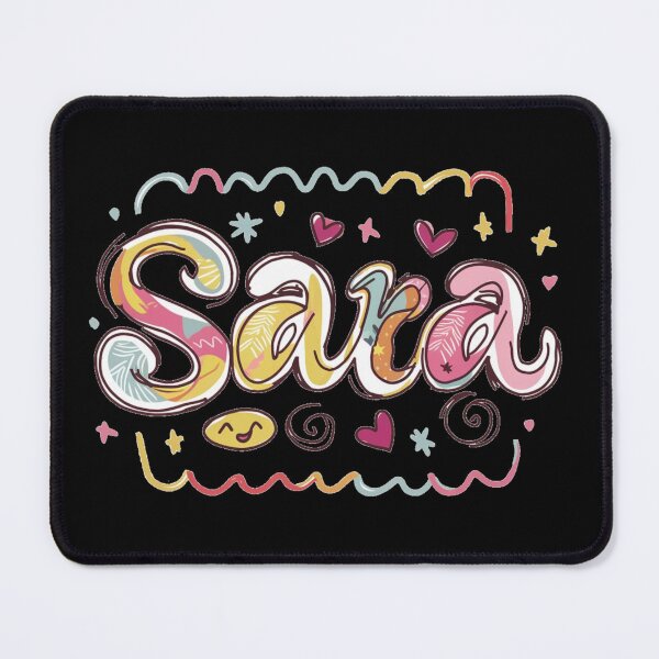 Item preview, sara aesthetic typography funny cute name  designed and sold by bukajart.
