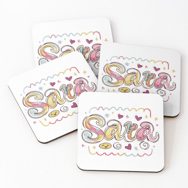 Item preview, sara aesthetic typography funny cute name  designed and sold by bukajart.
