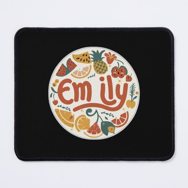 Item preview, emily fruit aesthetic typography funny cute name  designed and sold by bukajart.