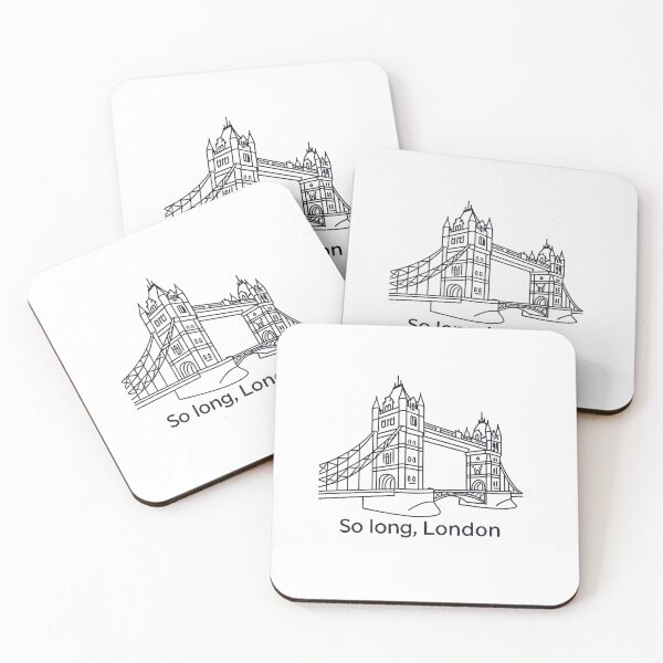 Item preview, So Long, London - A Bittersweet Farewell Design" designed and sold by Timegraf.