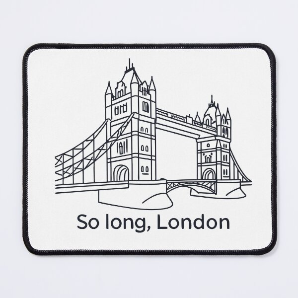 Item preview, So Long, London - A Bittersweet Farewell Design" designed and sold by Timegraf.