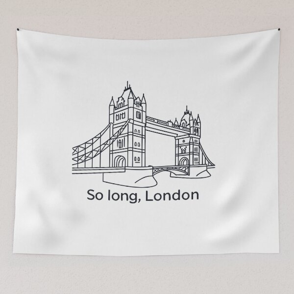 Item preview, So Long, London - A Bittersweet Farewell Design" designed and sold by Timegraf.