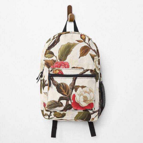 Item preview, A design of lush branches adorned with softly painted blossoms in both red and white hues. designed and sold by HEMRO.