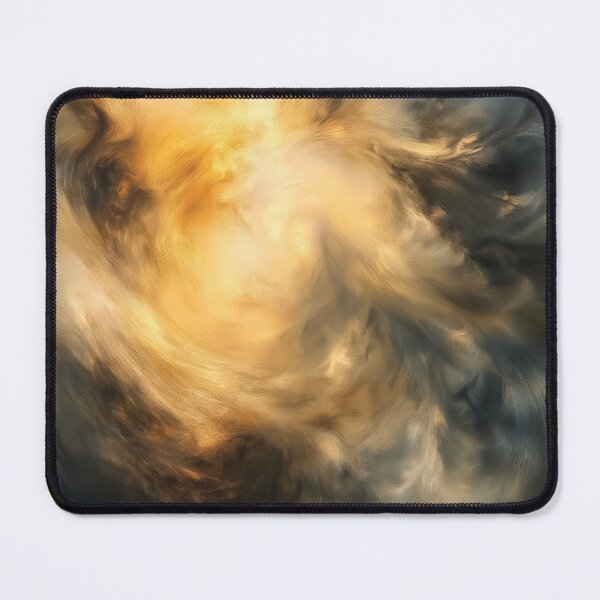 Item preview, A swirling convergence design of light and shadow, with golden hues radiating like a hidden cosmic flame. designed and sold by HEMRO.