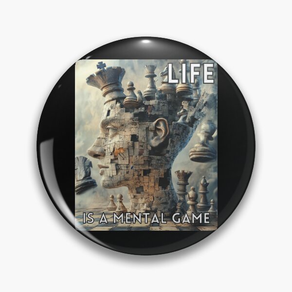 Item preview, Life Is A Mental Game designed and sold by MojaveTradePost.