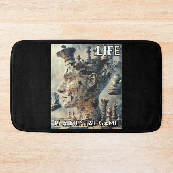 Item preview, Life Is A Mental Game designed and sold by MojaveTradePost.