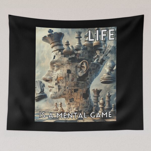 Item preview, Life Is A Mental Game designed and sold by MojaveTradePost.