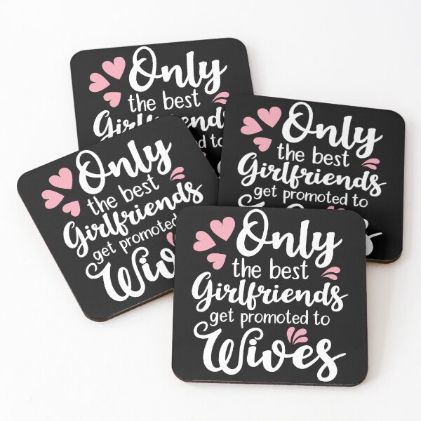 Item preview, Only The Best Girlfriends Get Promoted to Wives designed and sold by AdiApparel.