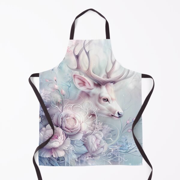 Item preview, Deer among flowers.Pastel colors.Floral pattern. designed and sold by MagelliShop.