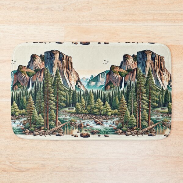 Item preview, Yosemite National Park - Majestic Wilderness - #25 National Park Series designed and sold by Meta2Physical.