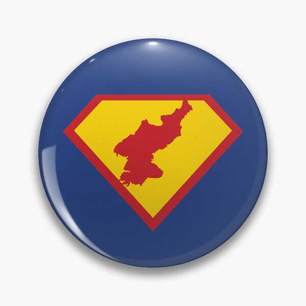 Item preview, SUPER NORTH KOREA SHIELD - Freedom Is The Superpower -   SUPERHERO  design designed and sold by pelagio.