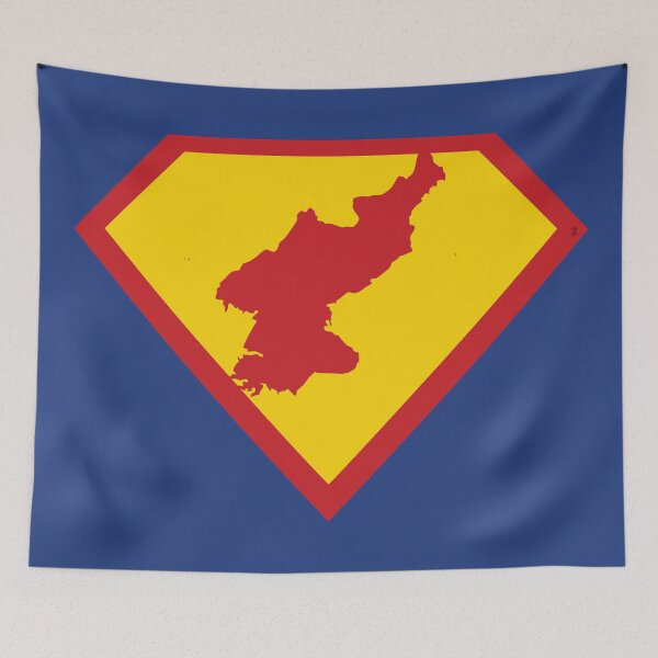 Item preview, SUPER NORTH KOREA SHIELD - Freedom Is The Superpower -   SUPERHERO  design designed and sold by pelagio.