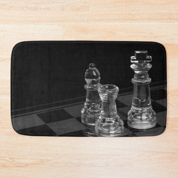 Item preview, Chess king bishop rook - minimalistic elegant design chess figures and chess board designed and sold by Chess64.