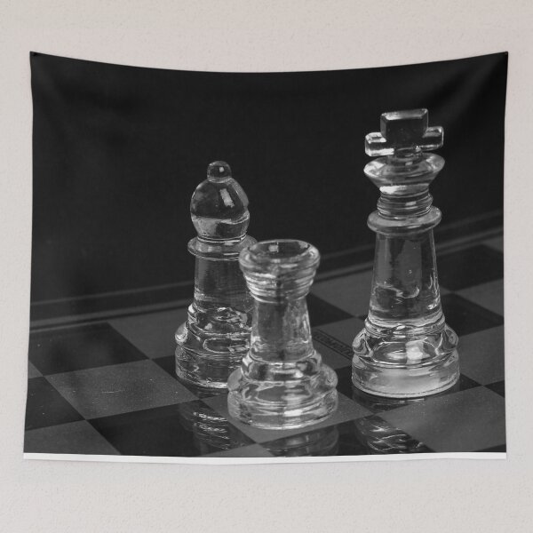 Item preview, Chess king bishop rook - minimalistic elegant design chess figures and chess board designed and sold by Chess64.