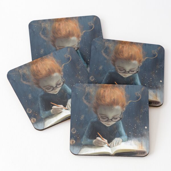 Item preview, Girl Genius in Ginger. Child prodigy at work. designed and sold by Shoot-The-Moon.