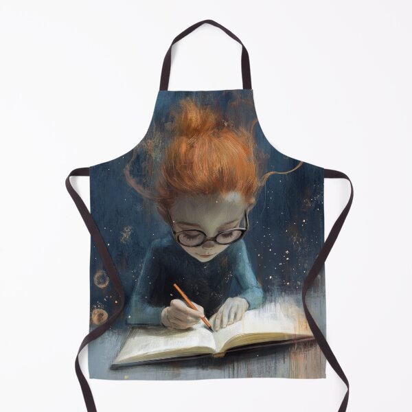 Item preview, Girl Genius in Ginger. Child prodigy at work. designed and sold by Shoot-The-Moon.
