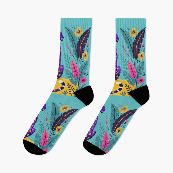 Artikelvorschau, Lila Leopard, eine große Katze, farbenfrohe Tierwelt-Illustration entworfen und verkauft von coloursforkids.
