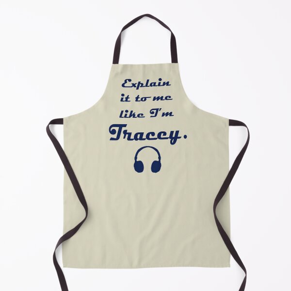 Item preview, Explain it to Me Like I'm Tracey dark text with headset designed and sold by Karen Simon.