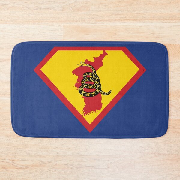 Item preview, UNITED NORTH and SOUTH Korea SHIELD - Freedom Is The Superpower - Gadsden Snake Flag - Dont Tread On Me SUPERHERO design designed and sold by pelagio.