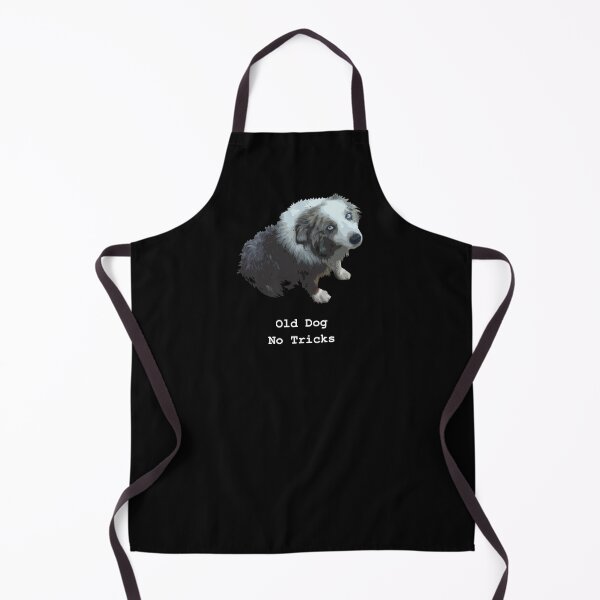 Item preview, OLD DOG NO TRICKS ON BLACK designed and sold by Art in My Loft.