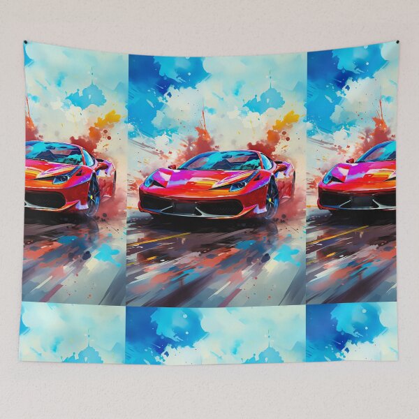 Item preview, Vibrant Motion & Power Reflected In Modern Supercar designed and sold by RevUpDesign.