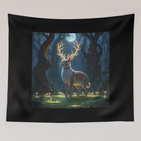 Item preview, The Mythical Jackalope: Rabbit and Deer Animal Mashup designed and sold by Getup-clothing.
