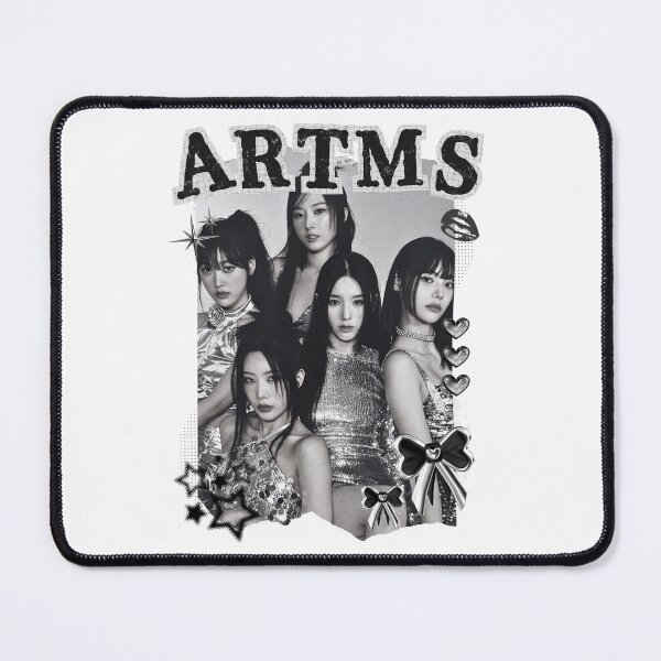 Item preview, ARTMS Kpop Girl Group Black and White Collage Design designed and sold by AJUNICE STUDIO.