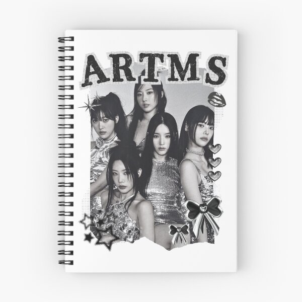 Item preview, ARTMS Kpop Girl Group Black and White Collage Design designed and sold by AJUNICE STUDIO.