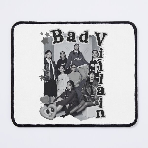 Item preview, BADVILLAIN Kpop Girl Group Black and White Collage Design designed and sold by AJUNICE STUDIO.