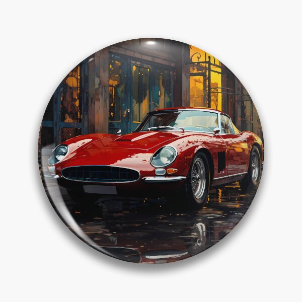 Item preview, Historic Roadster Amidst Autumn Leaves & Old Architecture designed and sold by RevUpDesign.