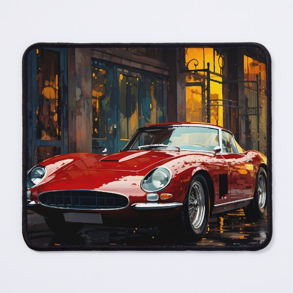 Item preview, Historic Roadster Amidst Autumn Leaves & Old Architecture designed and sold by RevUpDesign.