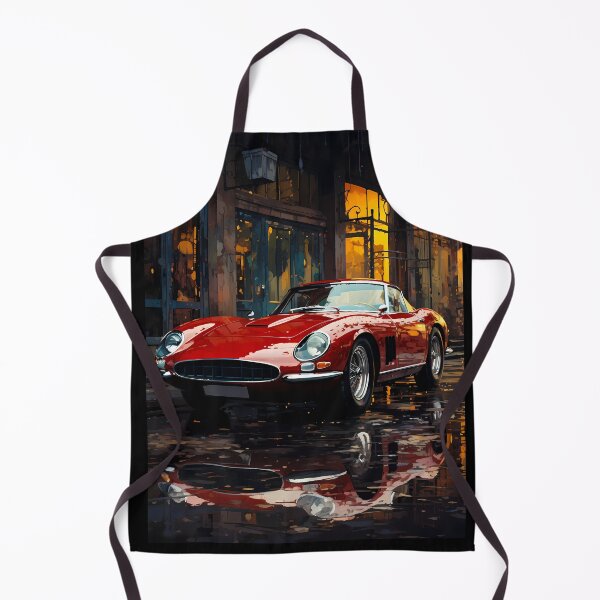 Item preview, Historic Roadster Amidst Autumn Leaves & Old Architecture designed and sold by RevUpDesign.