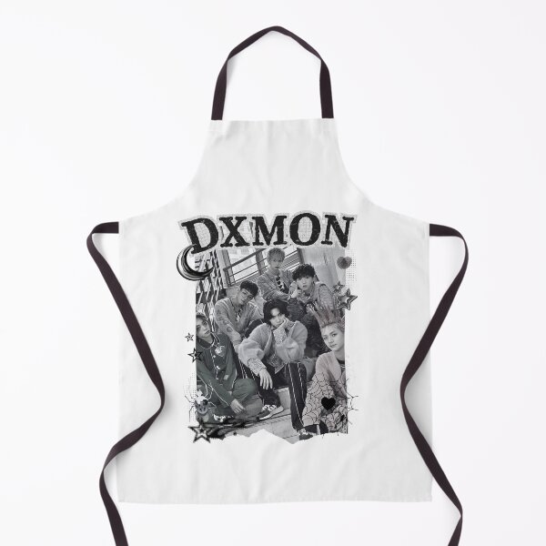 Item preview, DXMON Kpop Group Black and White Collage Design designed and sold by AJUNICE STUDIO.