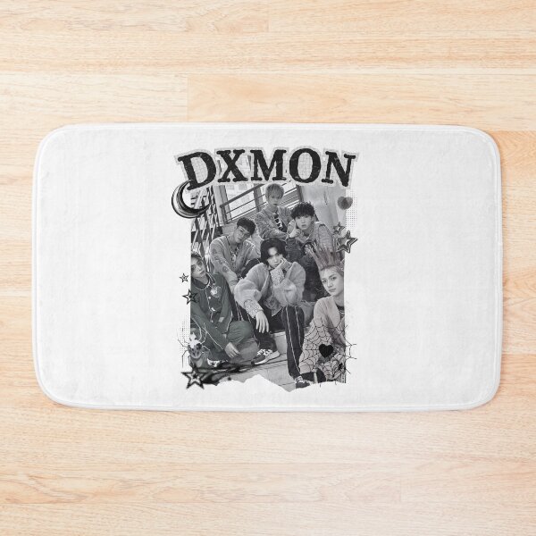 Item preview, DXMON Kpop Group Black and White Collage Design designed and sold by AJUNICE STUDIO.