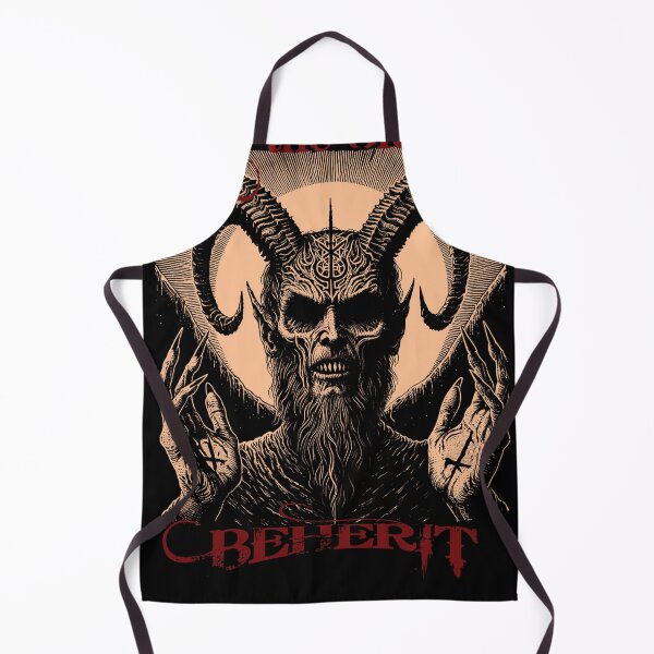 Item preview, Horror occult Satan devil inspired black death doom metal Anton LaVey classic T-Shirt designed and sold by blackdoggdesign.