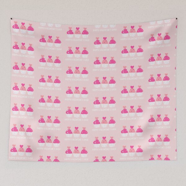 Item preview, Happy Valentines Day Pink Cupcake Design designed and sold by CarefulCreation.