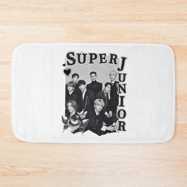 Item preview, Super Junior Kpop Group Black and White Collage Design designed and sold by AJUNICE STUDIO.