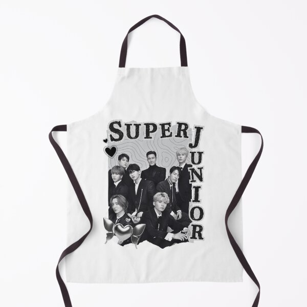 Item preview, Super Junior Kpop Group Black and White Collage Design designed and sold by AJUNICE STUDIO.
