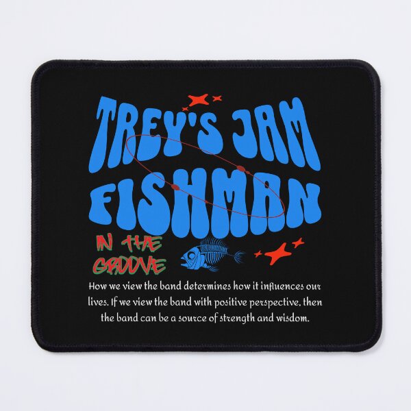 Item preview, Trey's Jam Fishman In The Groove Street Art designed and sold by HippieFarms11.