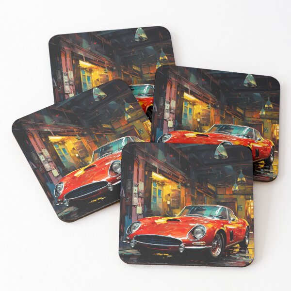 Item preview, Heritage Sports Car Resting On Cobblestone Street designed and sold by RevUpDesign.